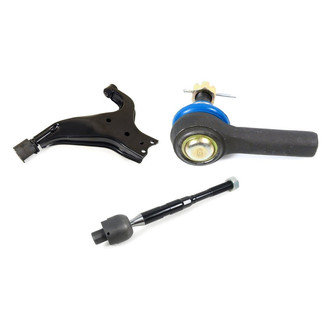 Mevotech® - Supreme™ Front Passenger Side Lower Control Arm and Tie Rod End Kit