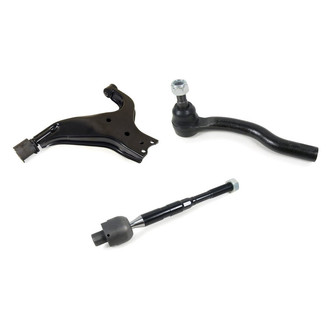 Mevotech® - Supreme™ Front Passenger Side Lower Control Arm and Tie Rod End Kit