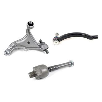 Mevotech® - Supreme™ Front Passenger Side Lower Control Arm and Tie Rod End Kit