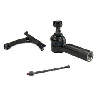Mevotech® - Supreme™ Front Passenger Side Lower Control Arm and Tie Rod End Kit