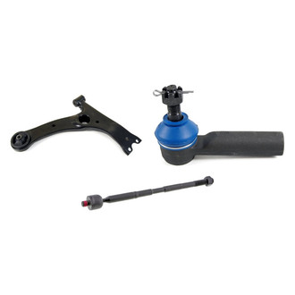 Mevotech® - Supreme™ Front Passenger Side Lower Control Arm and Tie Rod End Kit
