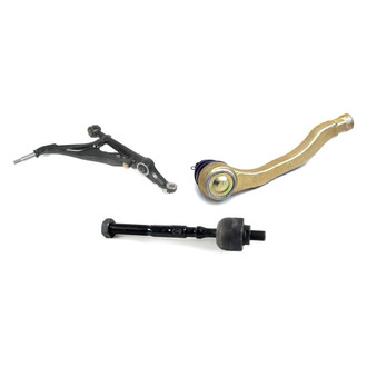 Mevotech® - Supreme™ Front Passenger Side Lower Control Arm and Tie Rod End Kit