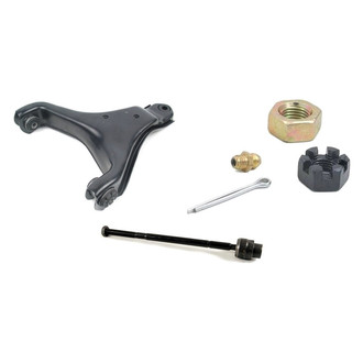 Mevotech® - Supreme™ Front Passenger Side Lower Control Arm and Tie Rod End Kit