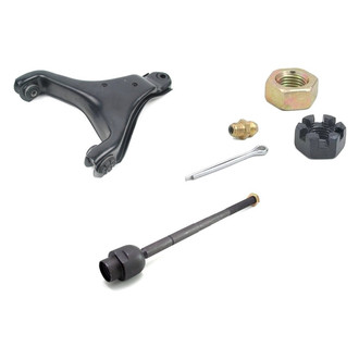Mevotech® - Supreme™ Front Passenger Side Lower Control Arm and Tie Rod End Kit