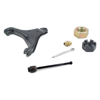 Mevotech® - Supreme™ Front Passenger Side Lower Control Arm and Tie Rod End Kit