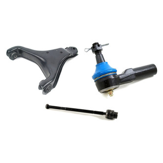 Mevotech® - Supreme™ Front Passenger Side Lower Control Arm and Tie Rod End Kit
