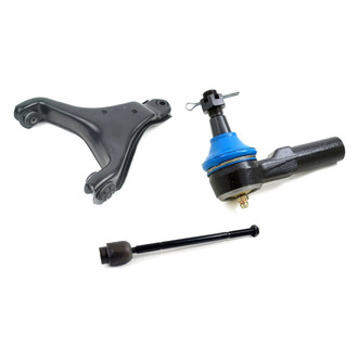 Mevotech® - Supreme™ Front Passenger Side Lower Control Arm and Tie Rod End Kit