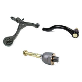 Mevotech® - Supreme™ Front Passenger Side Lower Control Arm and Tie Rod End Kit