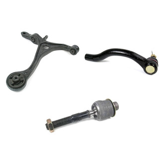 Mevotech® - Supreme™ Front Passenger Side Lower Control Arm and Tie Rod End Kit
