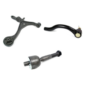Mevotech® - Supreme™ Front Passenger Side Lower Control Arm and Tie Rod End Kit
