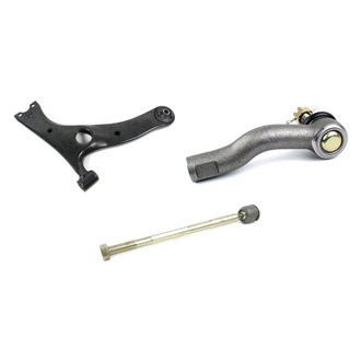 Mevotech® - Supreme™ Front Passenger Side Lower Control Arm and Tie Rod End Kit