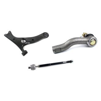 Mevotech® - Supreme™ Front Passenger Side Lower Control Arm and Tie Rod End Kit