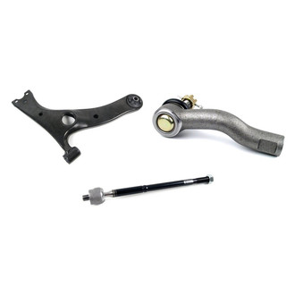 Mevotech® - Supreme™ Front Passenger Side Lower Control Arm and Tie Rod End Kit
