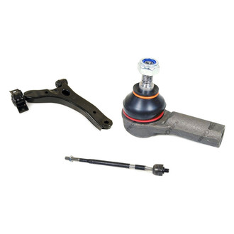 Mevotech® - Supreme™ Front Passenger Side Lower Control Arm and Tie Rod End Kit