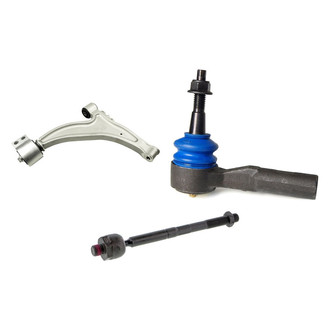 Mevotech® - Supreme™ Front Passenger Side Lower Control Arm and Tie Rod End Kit