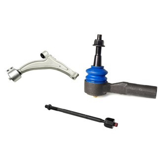 Mevotech® - Supreme™ Front Passenger Side Lower Control Arm and Tie Rod End Kit