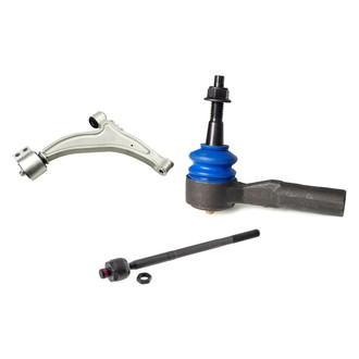Mevotech® - Supreme™ Front Passenger Side Lower Control Arm and Tie Rod End Kit