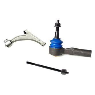 Mevotech® - Supreme™ Front Passenger Side Lower Control Arm and Tie Rod End Kit