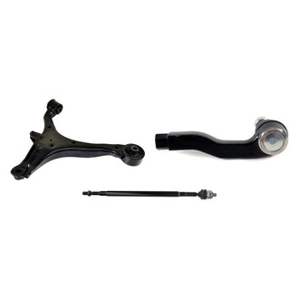 Mevotech® - Supreme™ Front Passenger Side Lower Control Arm and Tie Rod End Kit