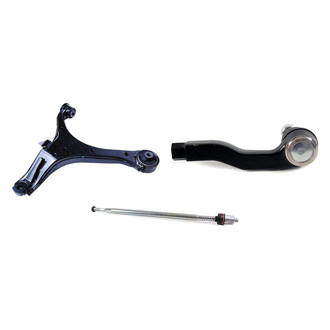 Mevotech® - Supreme™ Front Passenger Side Lower Control Arm and Tie Rod End Kit