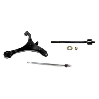 Mevotech® - Supreme™ Front Passenger Side Lower Control Arm and Tie Rod End Kit