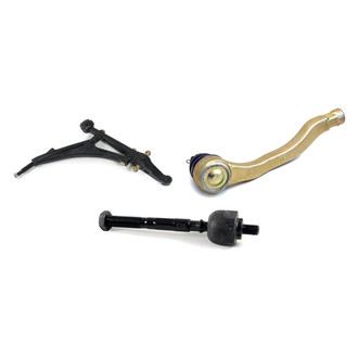 Mevotech® - Supreme™ Front Passenger Side Lower Control Arm and Tie Rod End Kit