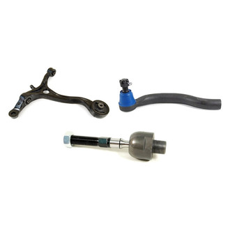 Mevotech® - Supreme™ Front Passenger Side Lower Control Arm and Tie Rod End Kit
