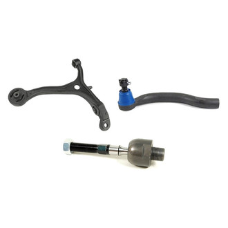Mevotech® - Supreme™ Front Passenger Side Lower Control Arm and Tie Rod End Kit