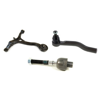 Mevotech® - Supreme™ Front Passenger Side Lower Control Arm and Tie Rod End Kit