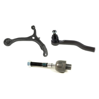 Mevotech® - Supreme™ Front Passenger Side Lower Control Arm and Tie Rod End Kit