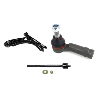 Mevotech® - Supreme™ Front Passenger Side Lower Control Arm and Tie Rod End Kit