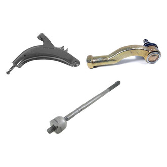 Mevotech® - Supreme™ Front Passenger Side Lower Control Arm and Tie Rod End Kit