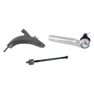 Mevotech® - Supreme™ Front Passenger Side Lower Control Arm and Tie Rod End Kit