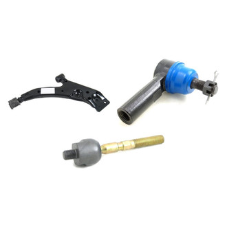 Mevotech® - Supreme™ Front Passenger Side Lower Control Arm and Tie Rod End Kit