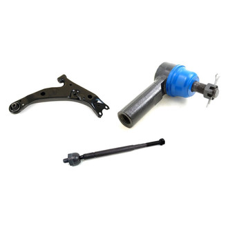 Mevotech® - Supreme™ Front Passenger Side Lower Control Arm and Tie Rod End Kit