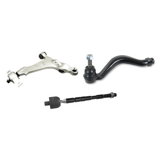 Mevotech® - Supreme™ Front Passenger Side Lower Control Arm and Tie Rod End Kit