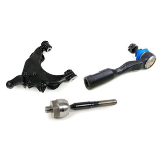 Mevotech® - Supreme™ Front Passenger Side Lower Control Arm and Tie Rod End Kit