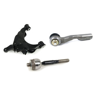 Mevotech® - Supreme™ Front Passenger Side Lower Control Arm and Tie Rod End Kit