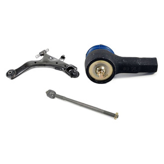 Mevotech® - Supreme™ Front Passenger Side Lower Control Arm and Tie Rod End Kit