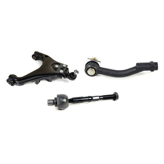 Mevotech® - Supreme™ Front Passenger Side Lower Control Arm and Tie Rod End Kit