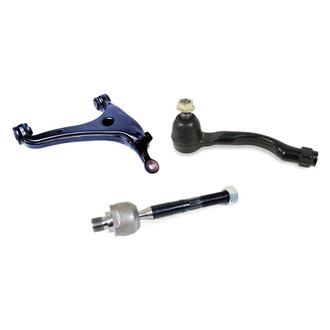 Mevotech® - Supreme™ Front Passenger Side Lower Control Arm and Tie Rod End Kit