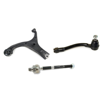Mevotech® - Supreme™ Front Passenger Side Lower Control Arm and Tie Rod End Kit