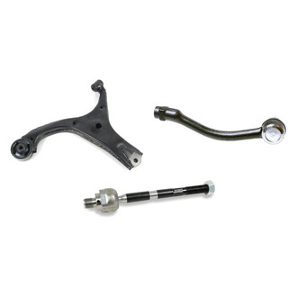 Mevotech® - Supreme™ Front Passenger Side Lower Control Arm and Tie Rod End Kit