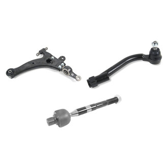 Mevotech® - Supreme™ Front Passenger Side Lower Control Arm and Tie Rod End Kit