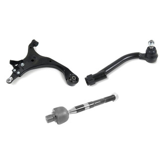 Mevotech® - Supreme™ Front Passenger Side Lower Control Arm and Tie Rod End Kit
