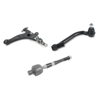 Mevotech® - Supreme™ Front Passenger Side Lower Control Arm and Tie Rod End Kit