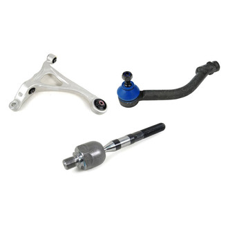 Mevotech® - Supreme™ Front Passenger Side Lower Control Arm and Tie Rod End Kit