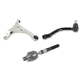 Mevotech® - Supreme™ Front Passenger Side Lower Control Arm and Tie Rod End Kit