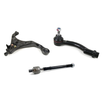 Mevotech® - Supreme™ Front Passenger Side Lower Control Arm and Tie Rod End Kit