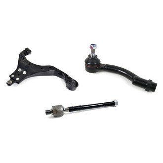 Mevotech® - Supreme™ Front Passenger Side Lower Control Arm and Tie Rod End Kit